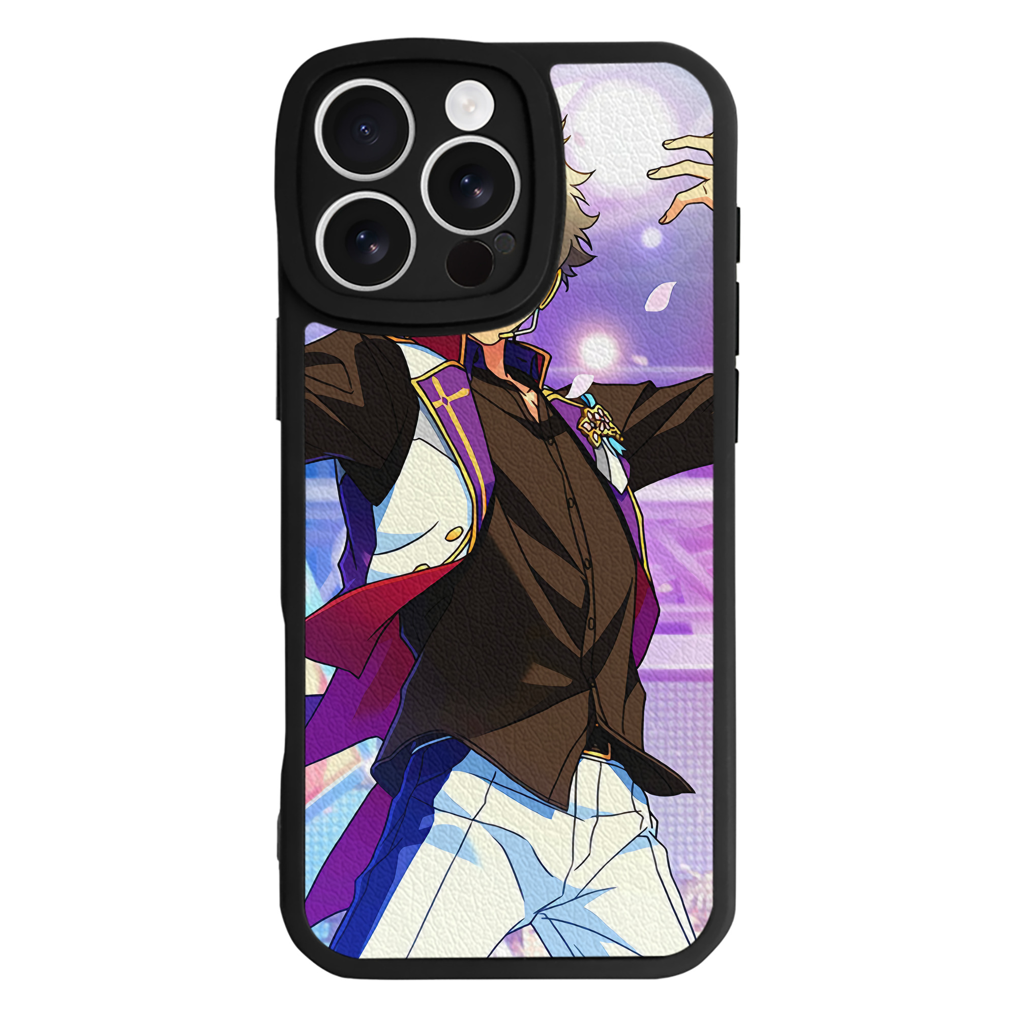 （画像用） あんさんぶるスターズ! Ensemble Stars 【iPhone 16シリーズ対応】シリコンスマホケース（レザー調） 材質：シリコン